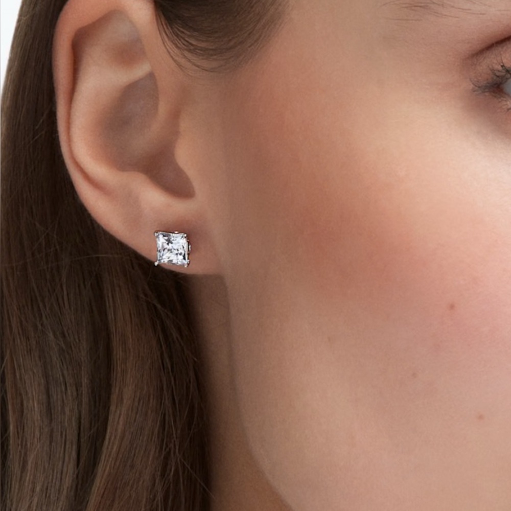 Swarovski Princess Stud Earrings